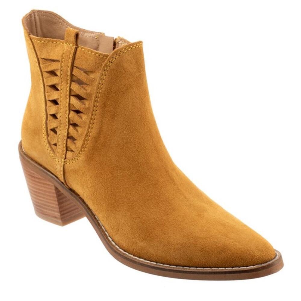 Bueno Veronika Bootie in Mustard Seed